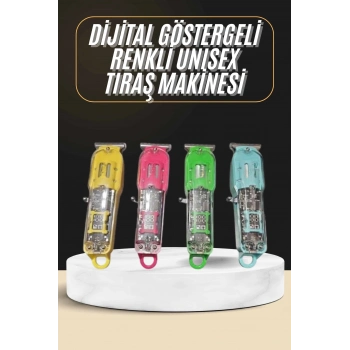 ÇOK SATAN Tıraş Makinesi Renkli Dijital Göstergeli Epilasyon Öncesi Kısaltma Makinesi