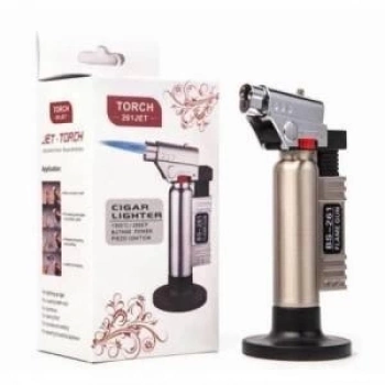ÇOK SATAN Torch Jet Gazlı Pürmüz Doldurulabilir Tabancalı Alevli Çakmak