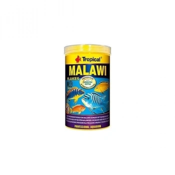 ÇOK SATAN Tropical Malawı Flakes Malawı Cichlid Balıkları için Pul Balık Yemi 250 Ml 50 Gr