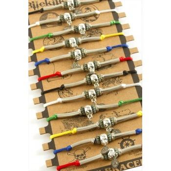 ÇOK SATAN Tuğra Metal Aparatlı İp Bileklik