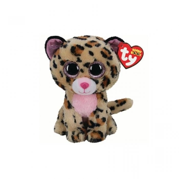 ÇOK SATAN TY Beanie Boos Kahverengi Benekli Peluş Leopar Livvie 15 cm