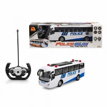 ÇOK SATAN Uzaktan Kumandalı Işıklı Polis Otobüsü 30 cm