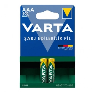ÇOK SATAN Varta 56703 1.2v 800 Mah Şarjlı Aaa İnce Kalem Pil (2li Paket)