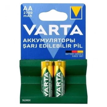 ÇOK SATAN Varta Ni-mh 1.2v 2700 Mah Hr6 Şarj Edilebilir Şarjlı Aa Kalem Pil (2li Paket)