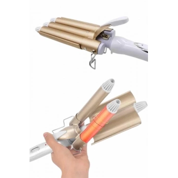 ÇOK SATAN Wag Maşa Profesyonel Saç Şekillendirici İyon Özellikli Isı Kademeli