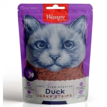 ÇOK SATAN Wanpy Ördekli Fileto Yumuşak Kedi Ödül Maması 80 Gr