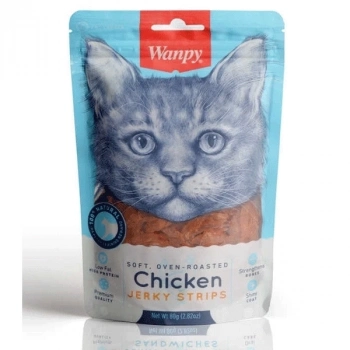 ÇOK SATAN Wanpy Oven Roasted Tavuklu Yumuşak Taneli Kedi Ödül Maması 80 Gr