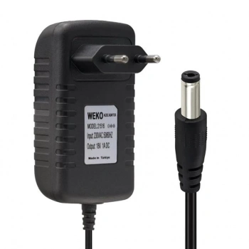 ÇOK SATAN Weko 18 Volt 1 Amper Priz Tip 5.5x2.5 Uç Adaptör