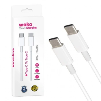 ÇOK SATAN Weko Wk-21444 Type-c To Type-c Telefon Şarj Kablosu