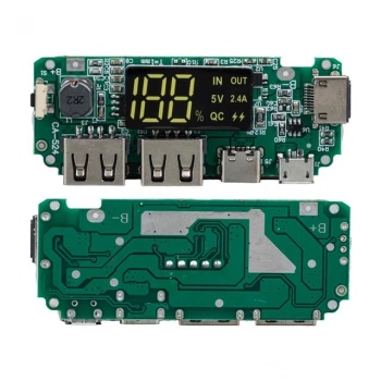 ÇOK SATAN Weko Wk-22852 Lityum Pil Powerbank Şarj Modülü Dijital Ekranlı Üç Port 5v-2.4a