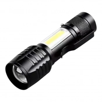 ÇOK SATAN Wison Ws-5454 Taktik El Feneri Usb Şarj Edilebilir Kamp Feneri Cob Zumlanabilir Mini Taşınabilir El Feneri