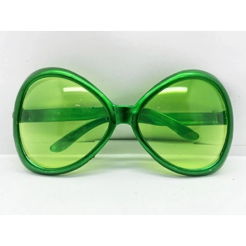 ÇOK SATAN Yeşil Renk Yeşilçam Nostalji 80li Yıllar 90lı Yıllar Parti Gözlüğü  7x16 Cm