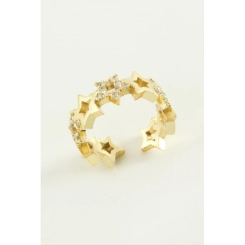 ÇOK SATAN Yıldız Zirkon Taşlı Yüzük