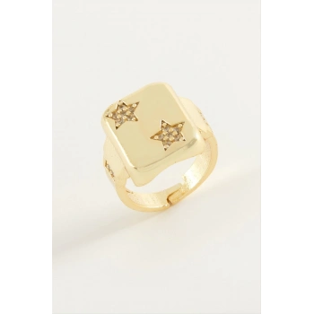 ÇOK SATAN Yıldız Zirkon Taşlı Yüzük