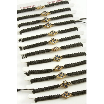 ÇOK SATAN Yonca Makrome Örgülü Bileklik