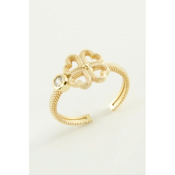 ÇOK SATAN Yonca Metal Yüzük