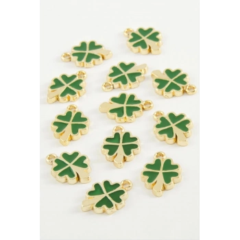 ÇOK SATAN Yonca Tek Kulplu Mineli Bileklik ve Kolye Ucu Aparatı 1 Adet