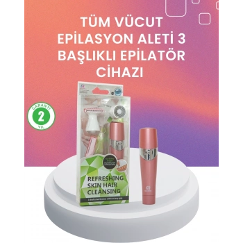 ÇOK SATAN Yumuşak ve Pürüzsüz Cilt İçin Epilasyon Seti