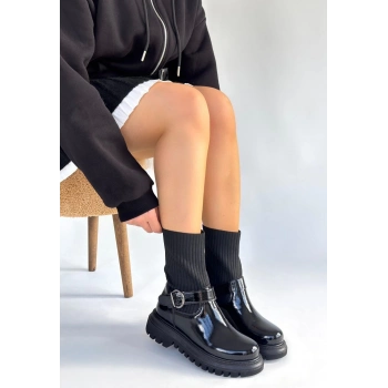 ÇOK SATAN Zerta Siyah Rugan Streçli Bot