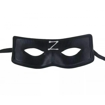 ÇOK SATAN Zorro Maskesi Z Baskılı Lastikli