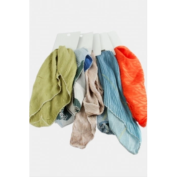 ÇOK SATAN Zr Karışık Pliseli Fular 50 cm