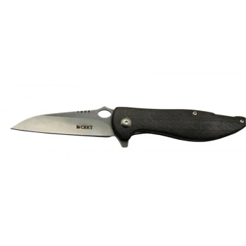 Crkt Lotus 1265 Bk Siyah Kamp / Outdoor Çakı 18cm - Yarı Otomatik, Kemerlikli, Kutulu