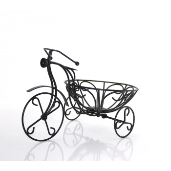 Ferforje Dekoratif Bisiklet Çiçeklik St00077