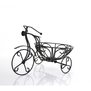 Ferforje Dekoratif Bisiklet Çiçeklik St00077