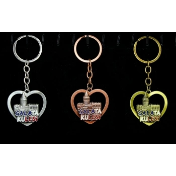 Metal Galata Kulesi Anahtarlık Alk2209