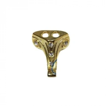 Moda Taşlı Ahşap, Mdf, Sunta Sandık Ayağı, Kutu Ayak 1,5 Cm - Sarı