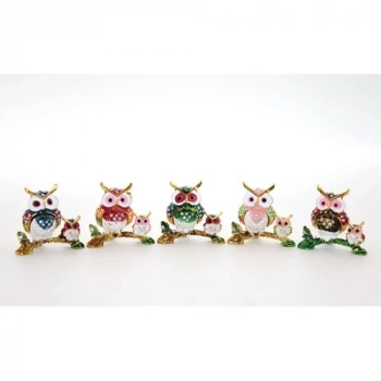 Swarovski 2li Baykuş Model 2