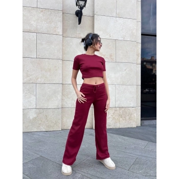 TAVSİYE EDİLEN GÜVENLİ SATICI Bol paça pantolonlu alt üst takım