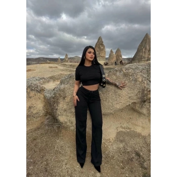 TAVSİYE EDİLEN GÜVENLİ SATICI Bol paça pantolonlu alt üst takım