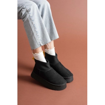 TAVSİYE EDİLEN GÜVENLİ SATICI Cuen Siyah Süet Bot