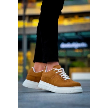 TAVSİYE EDİLEN GÜVENLİ SATICI KB-X20 Kuback Taba Süet  Günlük Erkek Ayakkabı