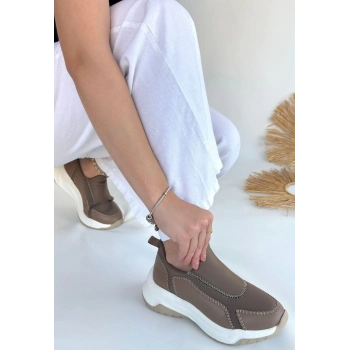 TAVSİYE EDİLEN GÜVENLİ SATICI Kendy Vizon Cilt Spor Ayakkabı