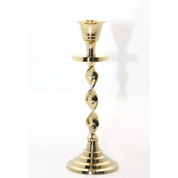 Tekli Pirinç Şamdan Model 2