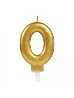 0 Rakam Mum Gold Renk