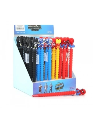 07 Uçlu Karışık Kahraman Figürlü Kalem