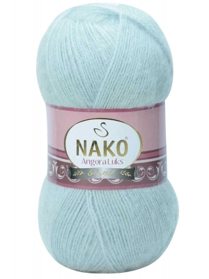 1 Adet Angora Lüks El Örgü İpi Saraylı Mint 10471