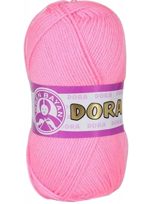 1 Adet Dora El Örgü İpi Yünü 100 gr 040 Şeker Pembe