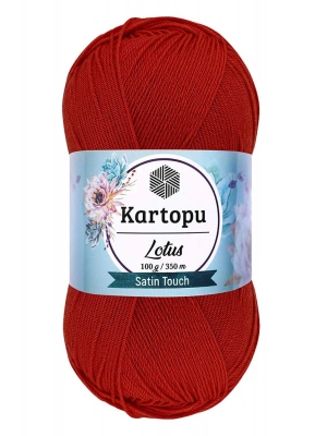 1 Adet Lotus Bikini Büstiyer Bluz Örgü İpi  K101 Nar Çiçeği