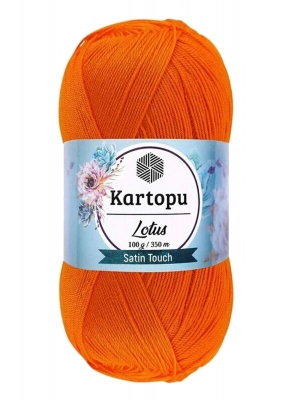 1 Adet Lotus Bikini Büstiyer Bluz Örgü İpi  K273 Turuncu