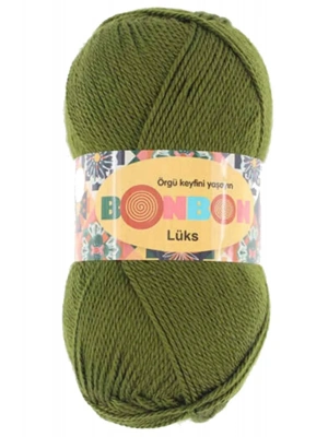 1 Adet Lüks Patik İpi Yünü Haki 98686