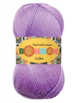 1 Adet Lüks Patik İpi Yünü Lila 98275