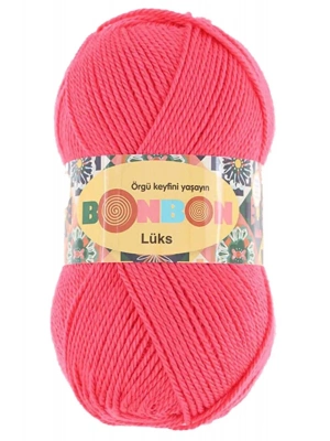 1 Adet Lüks Patik İpi Yünü Mercan 98299