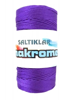1 Adet Polyester Makrome İpi 4250 Mor 100 gr