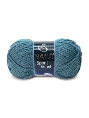 1 Adet Sport Wool Atkı Bere Ceket Yelek Örgü İpi Yünü No: 185 Fırtına
