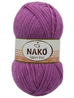 1 Adet Süper İnci El Örgü İpi 100 gr Eflatun 23315