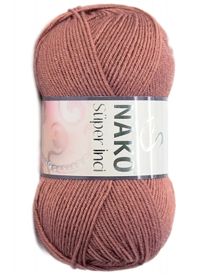 1 Adet Süper İnci El Örgü İpi 100 gr Marsala Kırmızı 2248